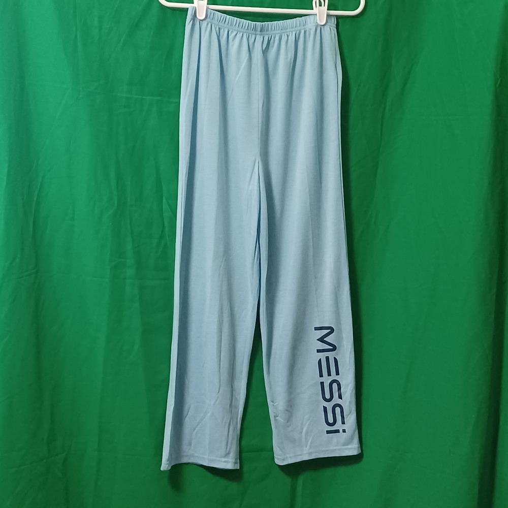 Messi Collection Boys Pajama Pants Blue Sleepwear Size L 12/14 Centric Brands
